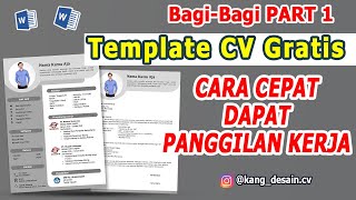 Template CV Word Gratis Curriculum Vitae Download [upl. by Ardisi]