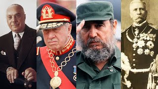 LOS DICTADORES LATINOAMÉRICANOS CON MÁS AÑOS EN EL PODER [upl. by Horsey]