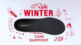 Superfeet® Winter Thin Support Insoles [upl. by Niawtna]