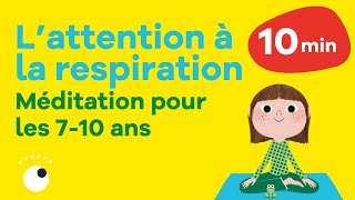 Méditation pour enfants de 7 à 10 ans  Calme et attentif comme une grenouille [upl. by Ailatan]