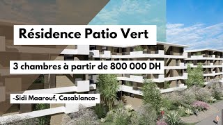 Résidence Patio Vert – Appartements à Sidi Maarouf Casablanca [upl. by Eslek]