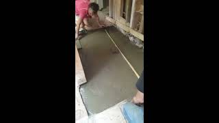 Episode 38  How do you build a concrete shower base How do you build a concrete Curbless shower [upl. by Nojram289]