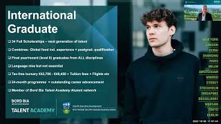 Bord Bia International Graduate Programme Webinar 6th October 2022 [upl. by Jaime]