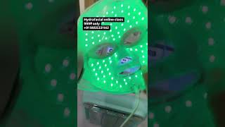 Led mask kya hai hydrafacial skincare shortsfeed [upl. by Cohbath]