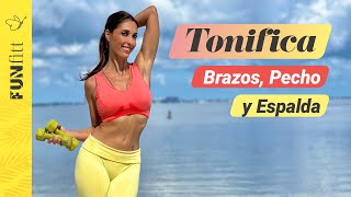 Para tus Brazos Pecho y Espalda  Rutina de Entrenamiento con Pesas ¡Transforma tu Tren Superior [upl. by Cul]