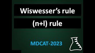 MDCAT37  Wiswesser rule  nl rule  Energies of subshells  Electronic configuration [upl. by Marsh]