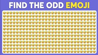 Find The Odd One Out  Emoji Edition [upl. by Eanej]