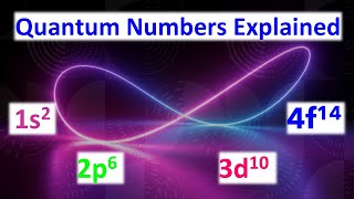 Quantum Numbers Explained A fully explained lesson [upl. by Tomkins]