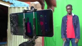 Nigerian teens make scifi films with smartphones  Africanews [upl. by Read707]