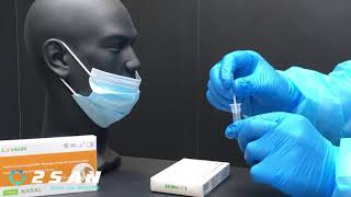 Instructions  2SAN Rapid Covid Nasal Antigen Test [upl. by Hortense]