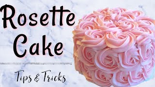 Rosette cake  all the tips and tricks [upl. by Seow]