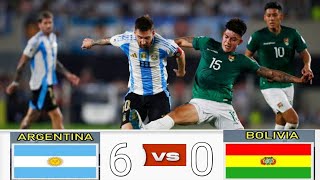 Argentina vs Bolivia60 highlights world cup qualifiers [upl. by Older982]