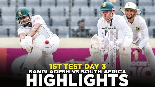 Full Highlights  Bangladesh vs South Africa  1st Test Day 3  M3H1K [upl. by Suqram590]