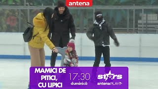 Deea și Dinu Maxer merg cu copiii la patinoar [upl. by Nicko]