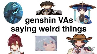 genshin VAs saying weird things [upl. by Mashe971]