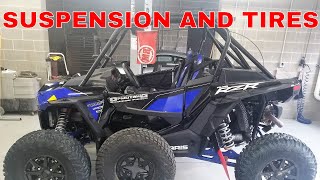 2018 POLARIS RZR XP TURBO S SUSPENSION TIRES AND WHEELS [upl. by Atikkin]