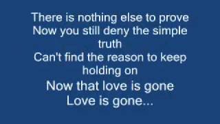 David Guetta  Love Is Gone  With Lyrics [upl. by Nylecaj]