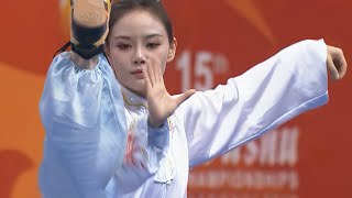 2019 Bi Ying Liang CHN  Taiji  1st  15th WWC  Shanghai Wushu Worlds [upl. by Noyad]