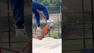 Backside flip at the park skateboarding [upl. by Cirre683]