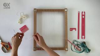 Weaving Basics How to Prepare Your Warp for Weaving [upl. by Adirahs]