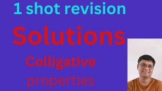 solutions amp colligative property [upl. by Elpmet326]