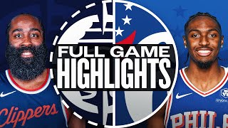 CLIPPERS at 76ERS  FULL GAME HIGHLIGHTS  November 24 2024 [upl. by Norabel]