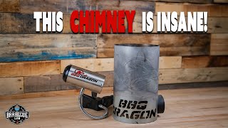 The Insane Charcoal Chimney  BBQ Dragon Chimney of Insanity Review  BBQ Dragon Fan Review [upl. by Basset]