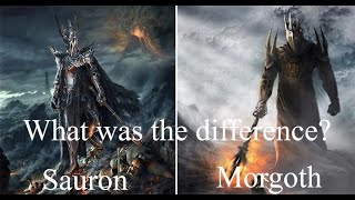 Morgoth and Sauron  What was the difference [upl. by Sontag]