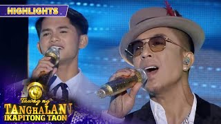 Aeron Guanco performs with Kris Lawrence  Its Showtime Tawag Ng Tanghalan [upl. by Michaeline]