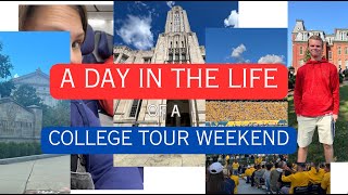 Day in the Life College Tour Weekend Pitt WVU and more [upl. by Lebbie]