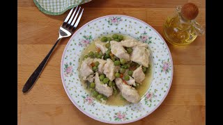 Bocconcini di pollo con piselli [upl. by Norman]