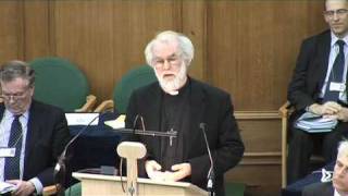 Archbishop  February 2008 address to General Synod  part 1 [upl. by Keelby]