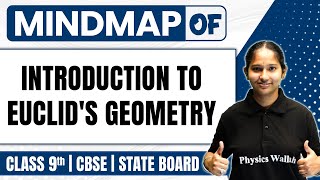 INTRODUCTION TO EUCLIDS GEOMETRY  Mindmap Series  Maths  Class 9th  CBSE  State Board [upl. by Bohs]