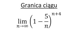 Granica ciągu cz9 [upl. by Rosalba]