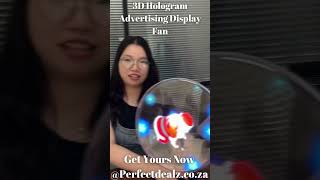 3D Hologram Advertising Display Fan [upl. by Azaria]