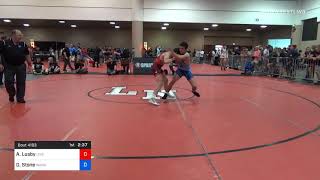 138 Kg Semifinal  Andrew Lusby Live Oak Wrestling Club Vs Devin Stone Warrior Wrestling Club 57 [upl. by Lateh]