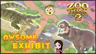 Zoo Tycoon 2 Complete Collection  Crocodile and Hippo  Exhibit Speed Build [upl. by Candi248]