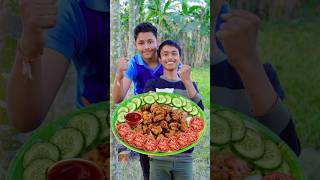 Masala Cabbage Pakoda  Village Boys Cooking Shorts  Veg Pakora Recipe In Village Style [upl. by Cyd]