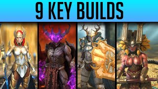 9 BUILDS TO MASTER TO BEAT RAID SHADOW LEGENDS  Raid Shadow Legends [upl. by Ydissak]