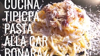 carbonara perfetta  ricetta romana cucinatipica [upl. by Nanreit]