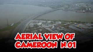 Aerial View Of Douala Capital Economic Of Cameroon N 01 [upl. by Argela]