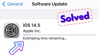 Fix iPhone Software Update Stuck Estimating Time Remaining ios 145  Update Requested Problem Fixed [upl. by Anetsirhc983]