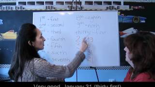 Lesson 40  Dates  Learn English with Jennifer [upl. by Noryv]