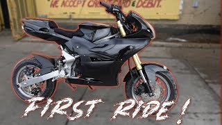 The CRAZIEST POCKET BIKE Mini Stunt Bike [upl. by Eelak]