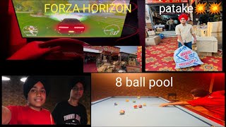 2 lakh Diwali stash💥💥  gaming land gye  8 ball pool 🎱 Forza horizon🚖 [upl. by Trudy]