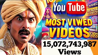 Top 10 Most Viewed YouTube Videos of All Time 🔥  You Won’t Believe 1 [upl. by Leahcir334]