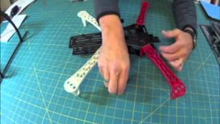 Quad Copter Build With KK2 and Qbrain Part 1 [upl. by Rogozen]