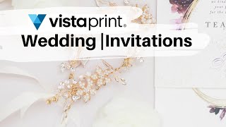 Vista Print Experience  Wedding Invitations [upl. by Sharla]