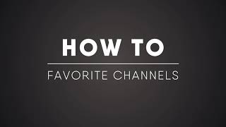 How to Favorite channels on Roku [upl. by Naujahs]