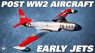 Post World War 2 Aircraft Early Jets And Interesting Aircraft And things You Might Not Know [upl. by Rosio]